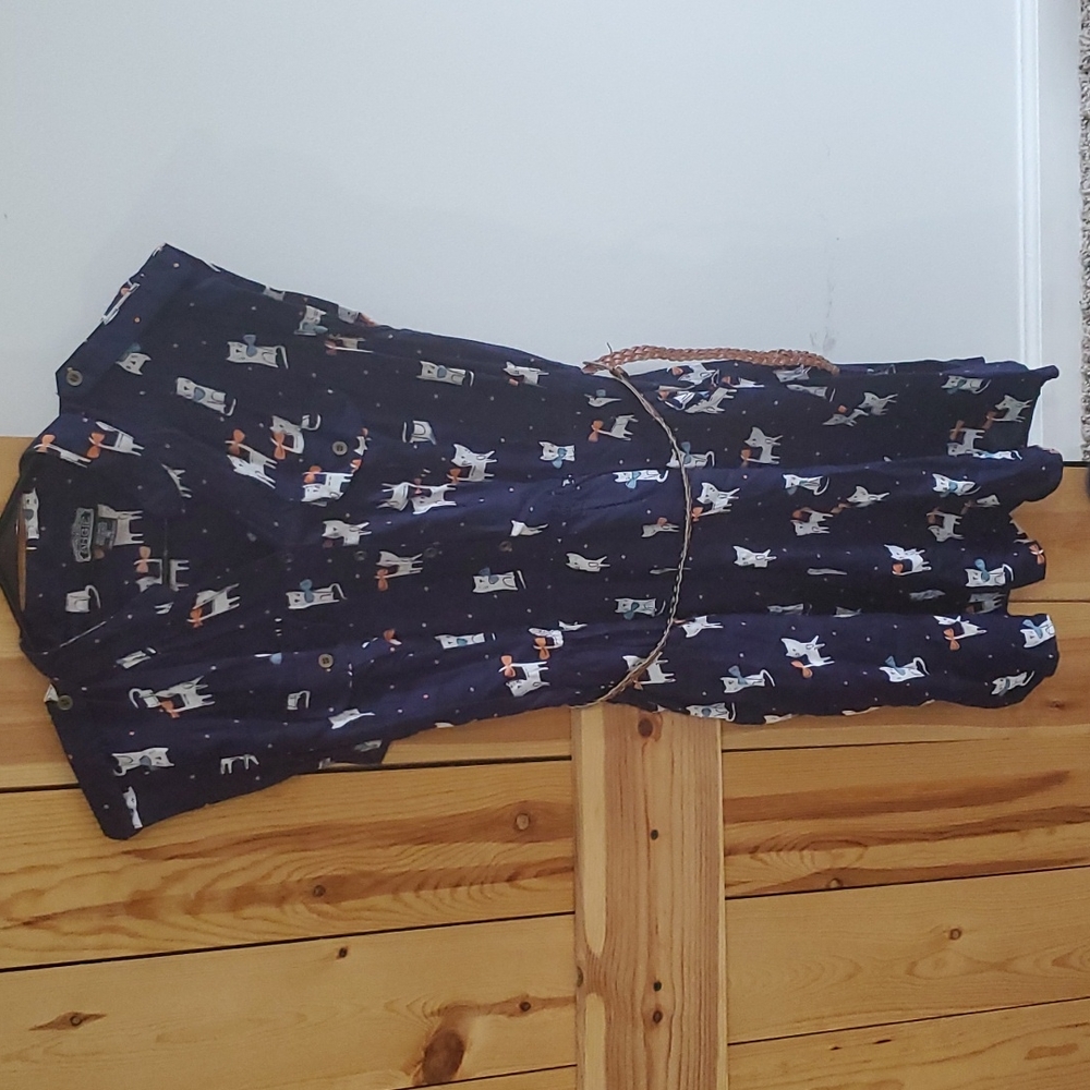 EUC Belted Kitty Dress